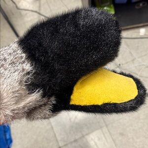 Real Fur Mitts